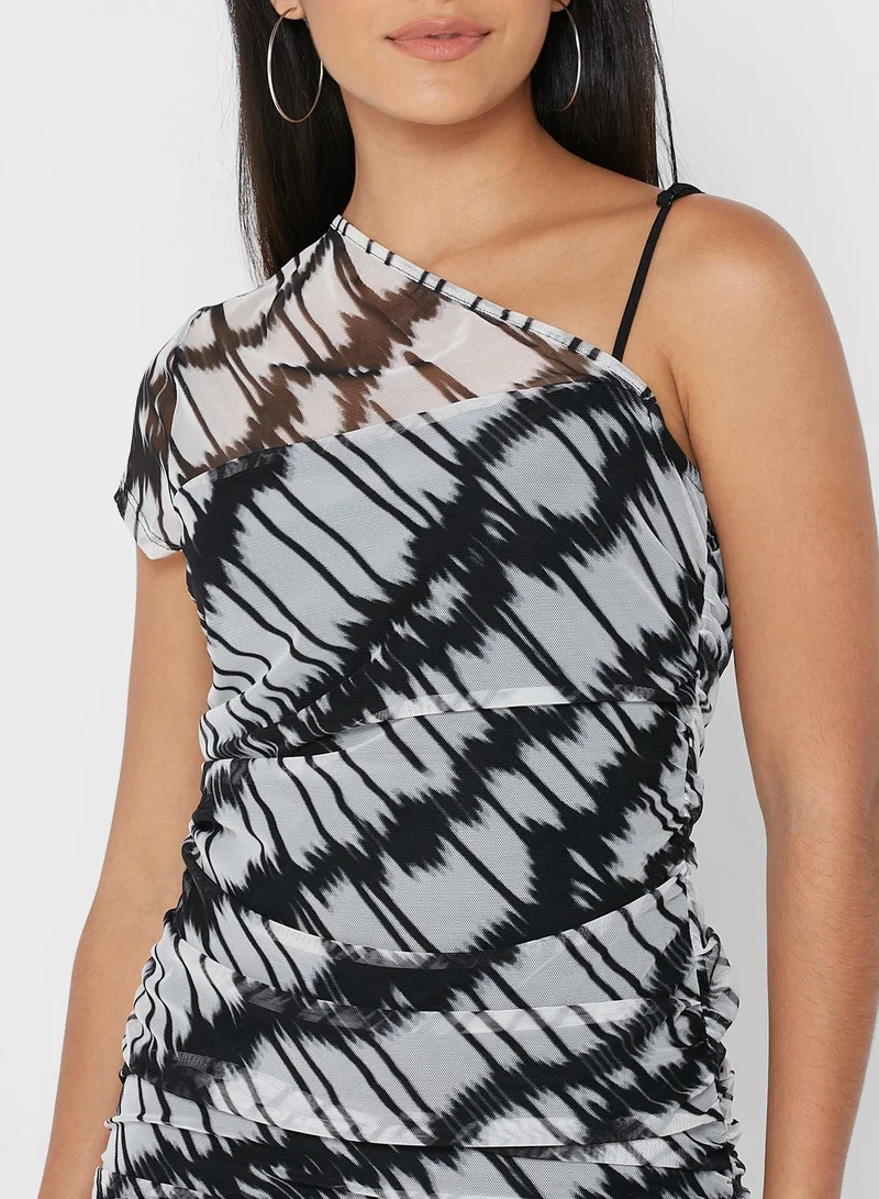 DKNY One Shoulder Dress