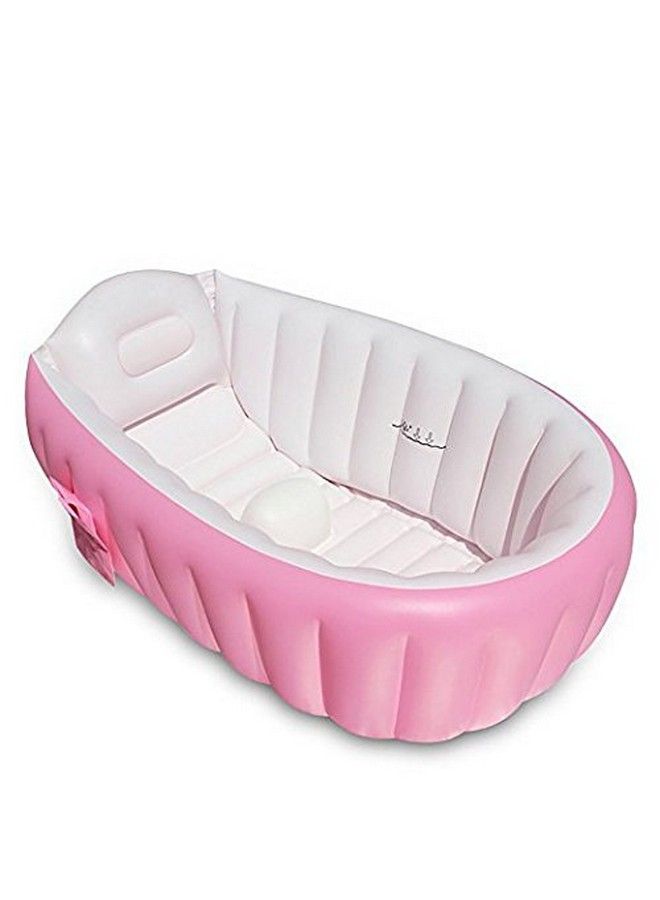 OIF Inflatable Baby Bathtub Oif Portable Kid Infant Toddler Thick Soft Cushion Air Swimming Pool Central Seat - Image 1