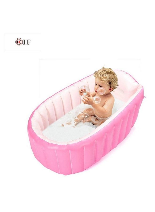 OIF Inflatable Baby Bathtub Oif Portable Kid Infant Toddler Thick Soft Cushion Air Swimming Pool Central Seat - Image 5