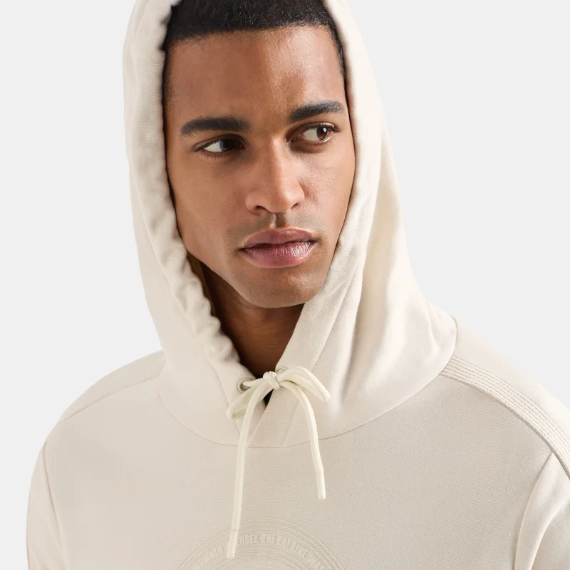 EA7 Emporio Armani Beige Men's Logo Series Hoodie for Men | Best Price UAE