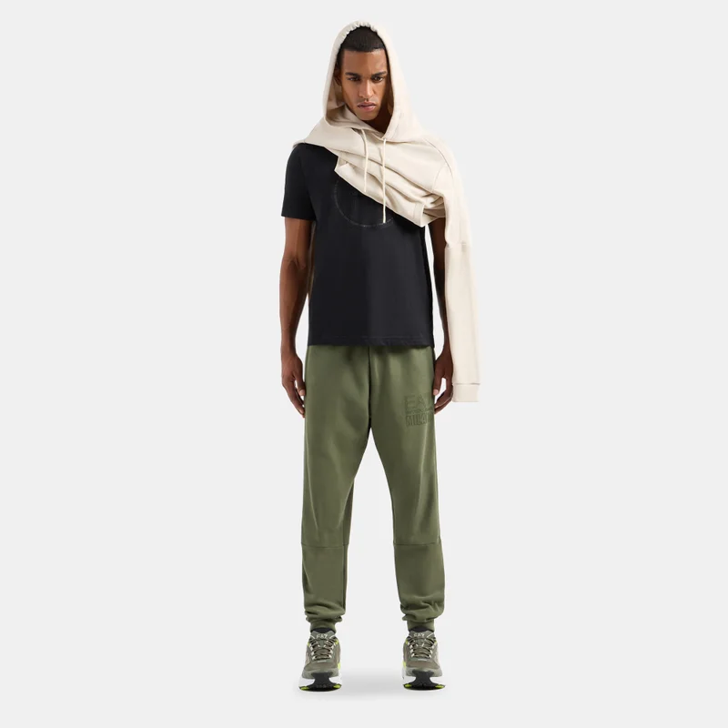 EA7 Emporio Armani Beige Men's Logo Series Hoodie for Men | Best Price UAE