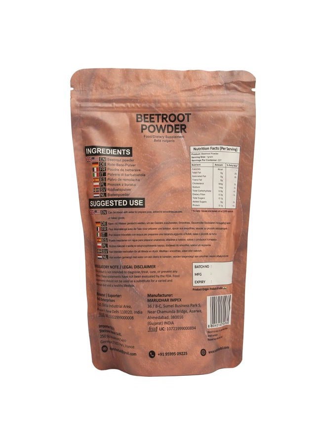 SVATV Pure & Natural Beet Root Powder, Natural Nitric Oxide Booster, Powdered Superfood for Natural Energy - 227g, 8oz, Half Pound - Image 4