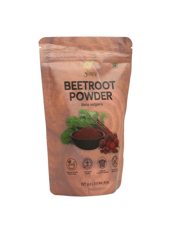 SVATV Pure & Natural Beet Root Powder, Natural Nitric Oxide Booster, Powdered Superfood for Natural Energy - 227g, 8oz, Half Pound - Image 3