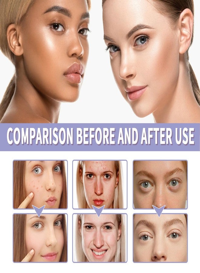 CLY AMS Matte Foundation Powder, Jelly Setting Powder with Mini Puff, Powder-free Oil Control Face Pressed Powder Creates Long-Lasting Silky Blurring Waterproof Makeup - Image 5