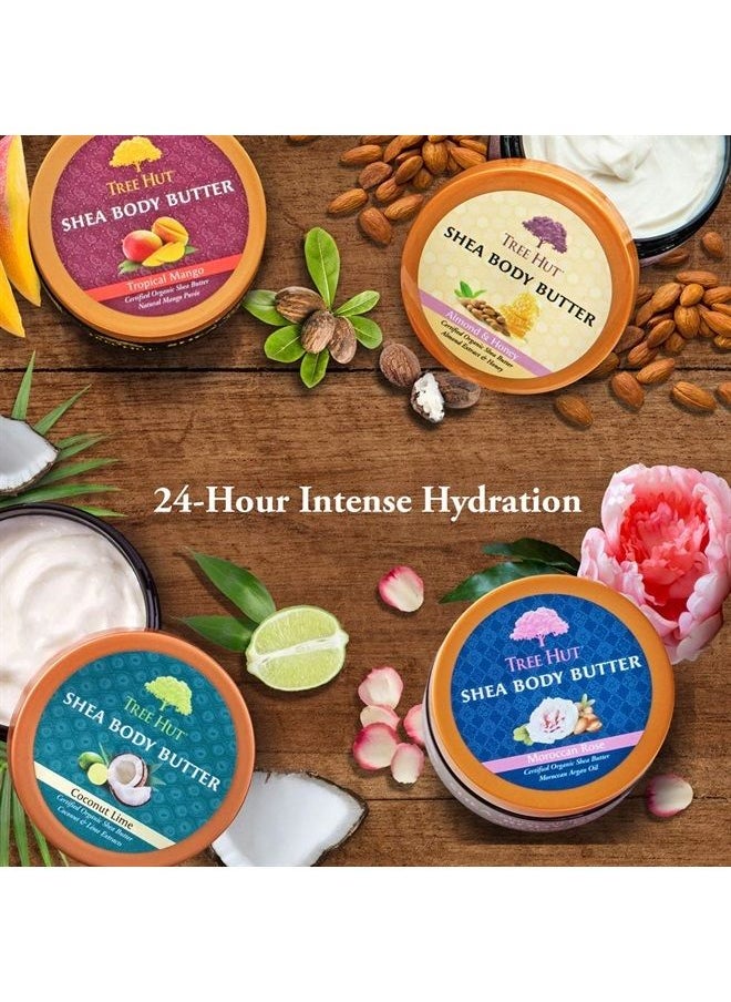 Tree Hut 24 Hour Intense Hydrating Shea Body Butter, Coconut Lime, 7 Ounce  - Image 5