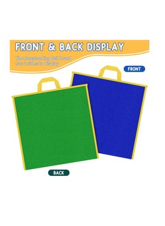 Y&D Foldable Felt Board for Toddlers, Flannel Stories, Preschool Early Farm Animal Story Learning, Double Sided Board, Reusable Wall Hanging Gift Kid(Freestanding Board)  - Image 3