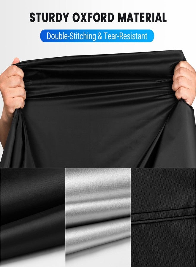 Favoto Motorcycle Cover All Season Universal Weather Quality Waterproof Sun Outdoor Protection Durable Night Reflective with Lock-Holes & Storage Bag Fits up to 86.6" Motorcycles Vehicle Cover - Image 3