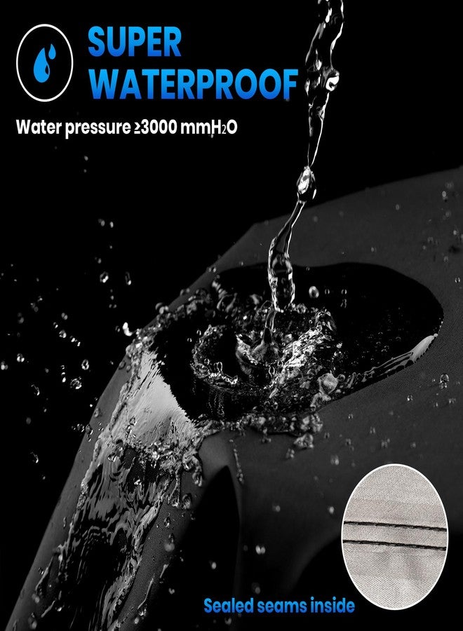 Favoto Motorcycle Cover All Season Universal Weather Quality Waterproof Sun Outdoor Protection Durable Night Reflective with Lock-Holes & Storage Bag Fits up to 86.6" Motorcycles Vehicle Cover - Image 2