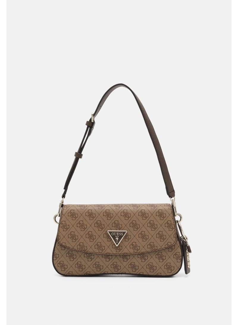 GUESS Noelle Logo Zip Through Shoulder Bag - Image 1