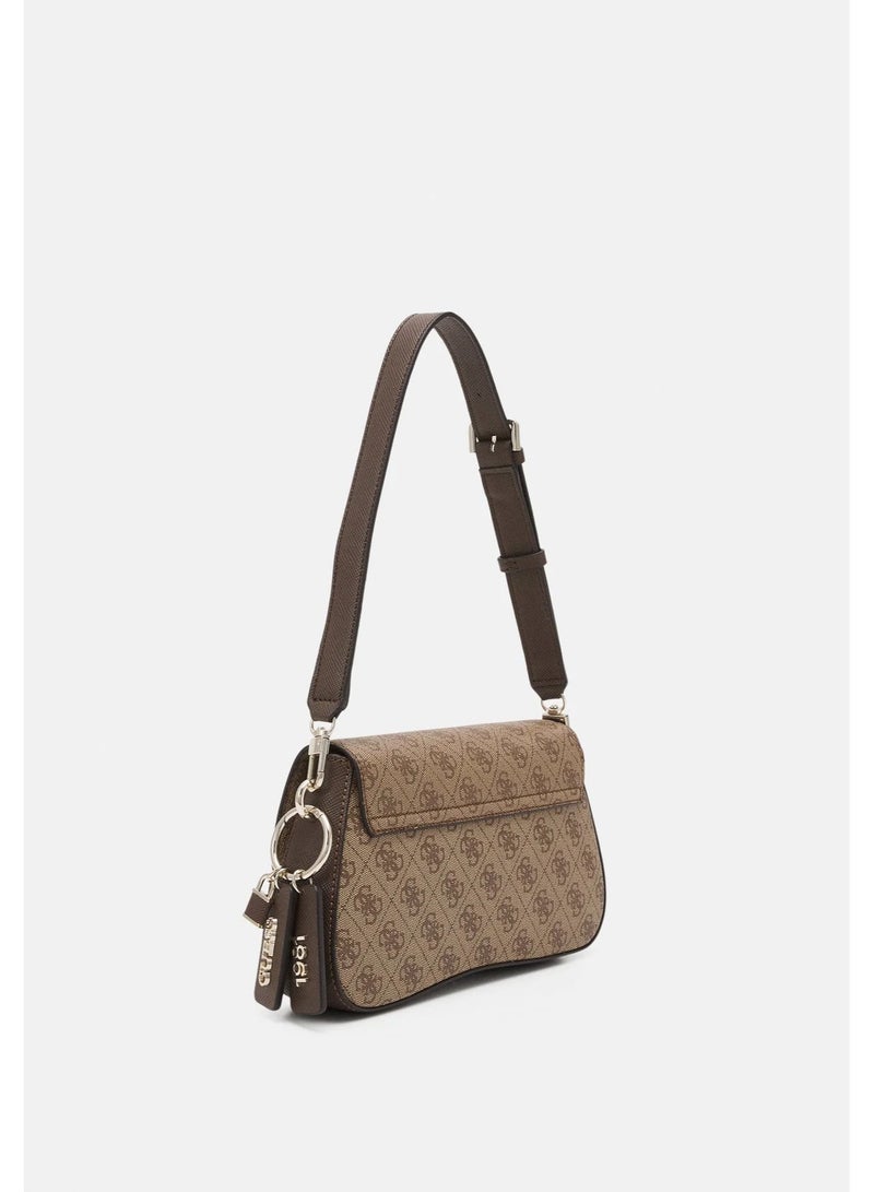 GUESS Noelle Logo Zip Through Shoulder Bag - Image 2