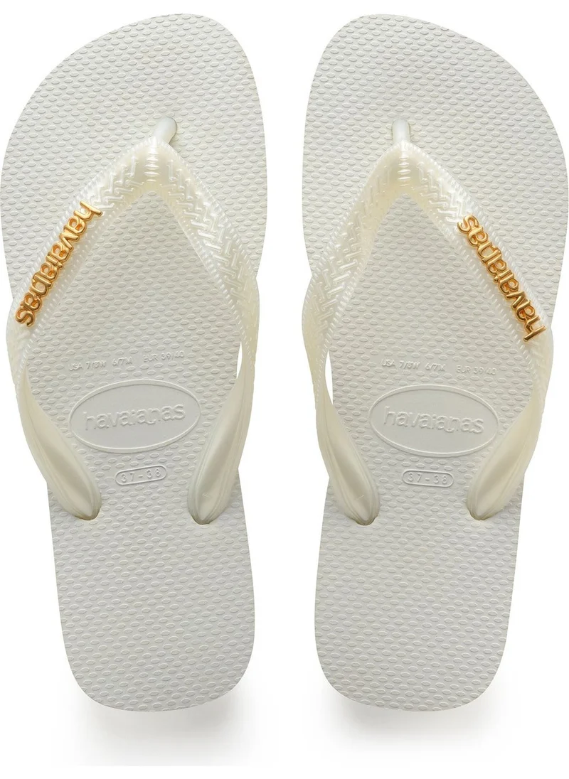 هافاياناس White Women's Beach Slippers Slippers Logo