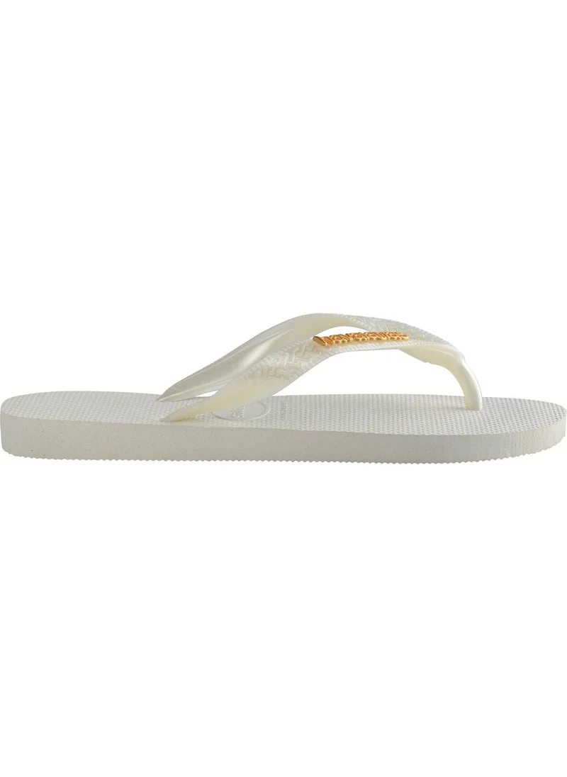 havaianas White Women's Beach Slippers Slippers Logo