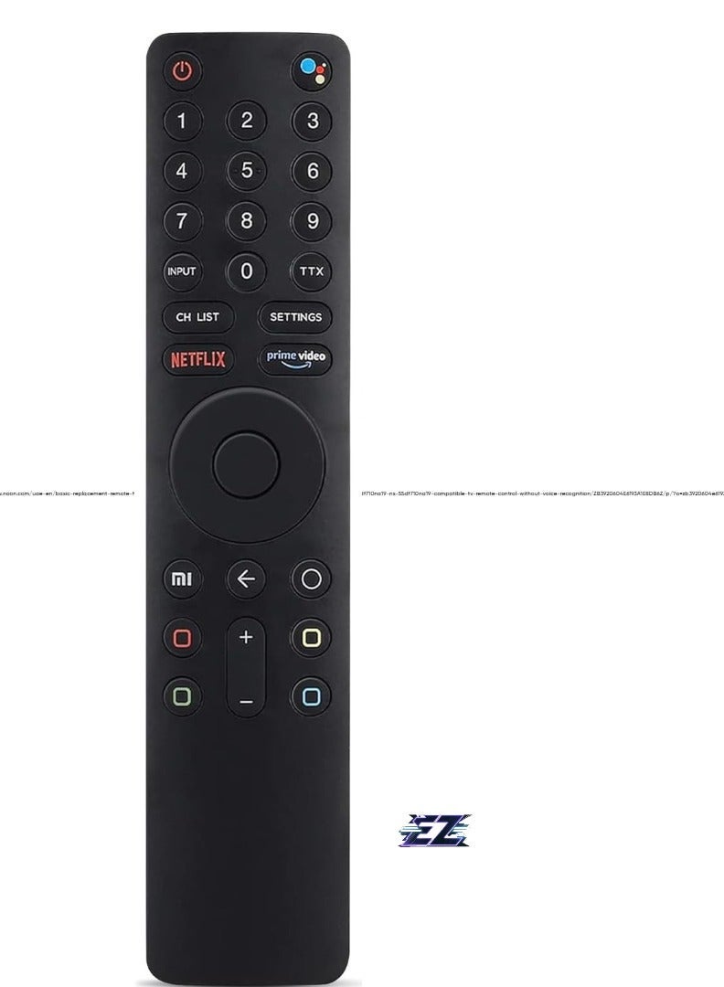 PopZa Battery Included Replacement Remote Control for Xiaomi Mi TV Stick – Compatible with Xiaomi Mi TV 4S, 4A, XMRM-010, L55MS-5A, L65M5-5ASP, L32M5-5ASP, L43M5-5ASP, L55M5-5ASP, L65M5-5ASP, L65M5-5SIN – Bluetooth & Voice Control - Image 2