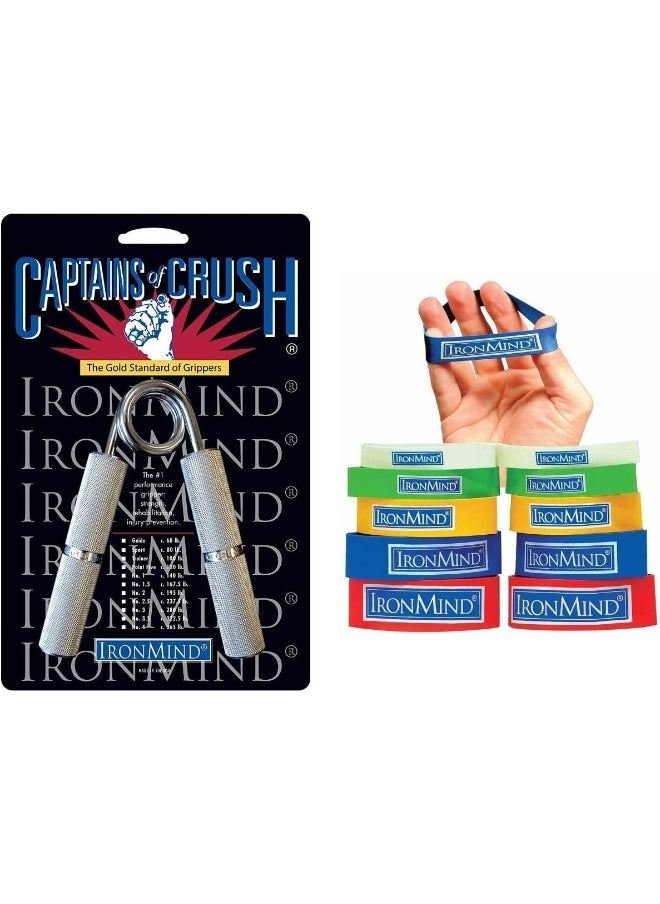 IronMind Two-Way CoC Grip Set: CoC No. 1 Gripper (c. 140 lb.) and Expand-Your-Hand Bands