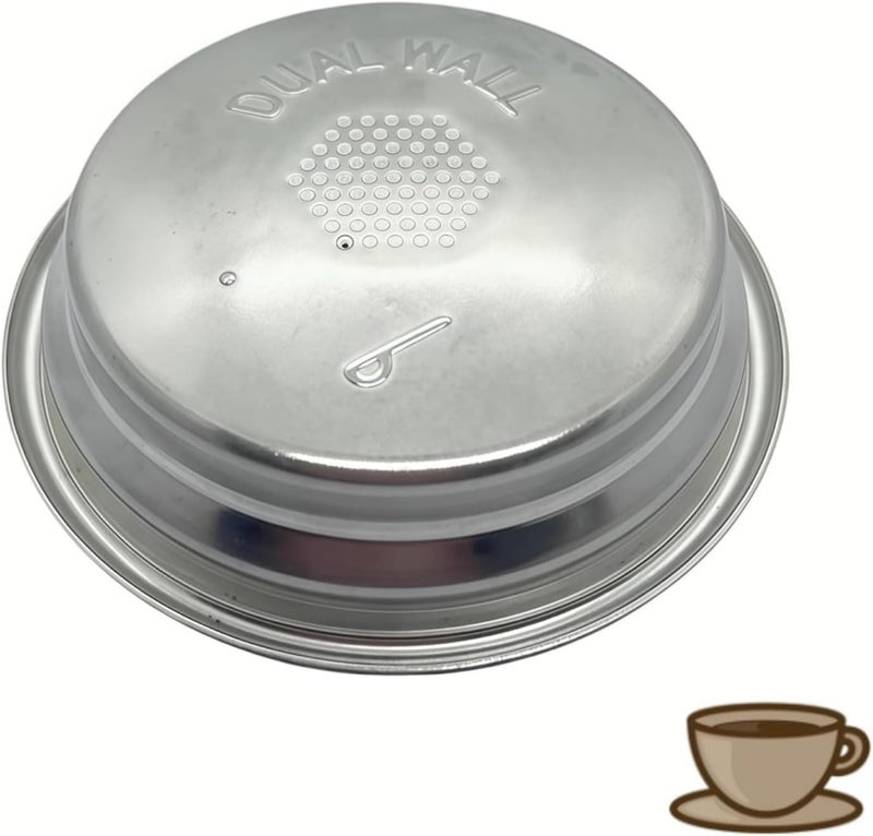 1 كوب 54 مم سلة فلتر قهوة مزدوجة الجدران متوافقة مع Breville BES870/875/880/878/890/500/BES860XL أجزاء آلة القهوة مقبض سلة فلتر BES870XL - Image 1