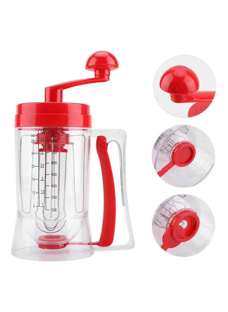 Generic - Batter Separator, Cupcakes, Pancakes, Cake, Waffles, Batter Dispenser, Cookie Batter Separator, Cream Separator Cup, Standard Baking Tools (Red) - Image 1
