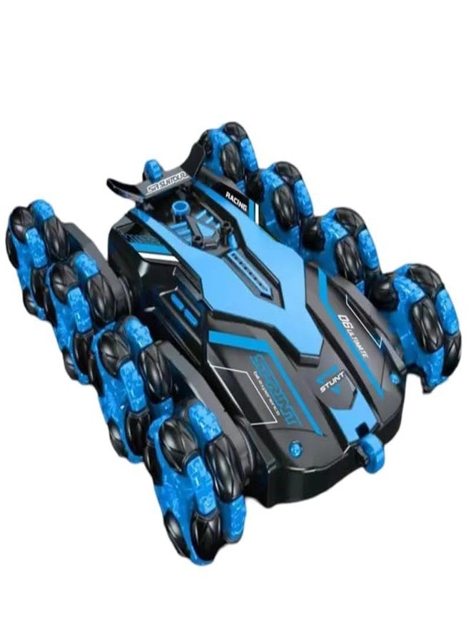 Giptoc Lifting Arm Wireless RC Drift Car 2.4GHz Remote Control 360° Rotation Rechargeable 8-Wheel Sport Stunt Toy Car with Built-in Lights,Multi - Image 1