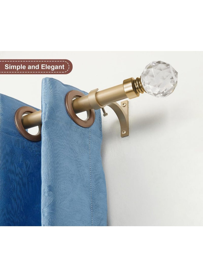 WALALLA Extendable Stainless Steel Metal Shower Curtain Rod, Tension Spring Shower Curtain Rod, Tension Telescopic Curtain Pole, Clothes Rail Adjustable from 60in to 120in - Image 2