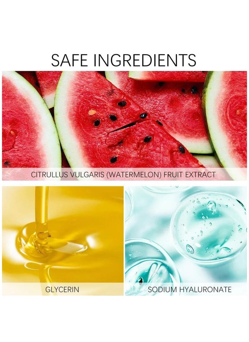 ibcccndc - 75ML Watermelon Niacinamide Serum Moisturizing Watermelon Toner Hyaluronic Facial Serum Brighten with Glycerin and Vitamin E Serum Multi Purpose Lightweight Face Serum Face Highlighter - Image 1