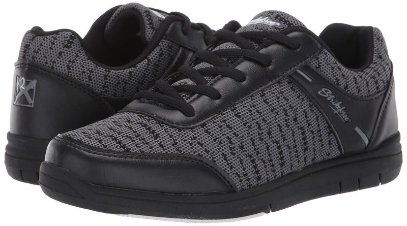 KR Strikeforce أحذية البولينغ الشبكية للرجال من KR Strikeforce، أسود/فولاذي (نظام قياس الأحذية الأمريكية، بالغ، رجال، رقمي، متوسط، 12) - Image 4