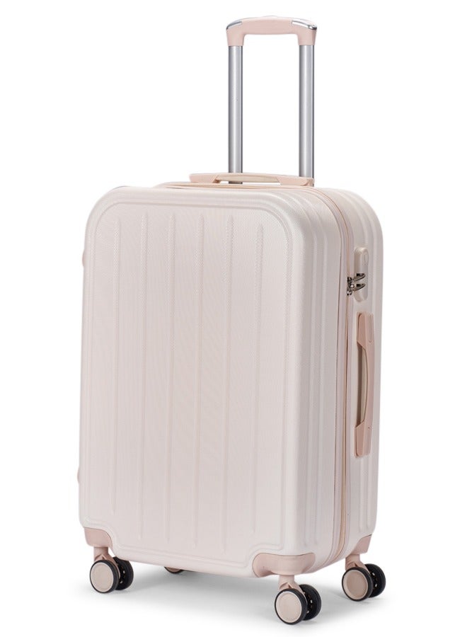 LIMRA Cabin Carry Check-In Luggage Trolley Size 20 inch Beige - Image 1