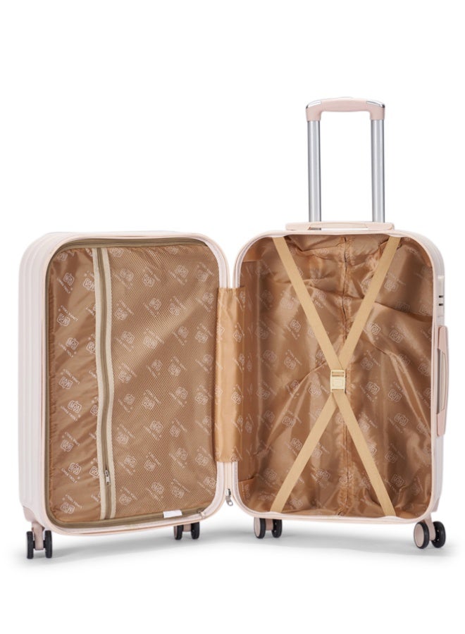 LIMRA Cabin Carry Check-In Luggage Trolley Size 20 inch Beige - Image 5