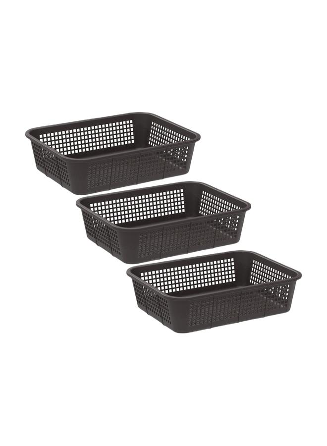 Cosmoplast سلة تخزين صغيرة للفواكه (عبوة من 3) - Image 1