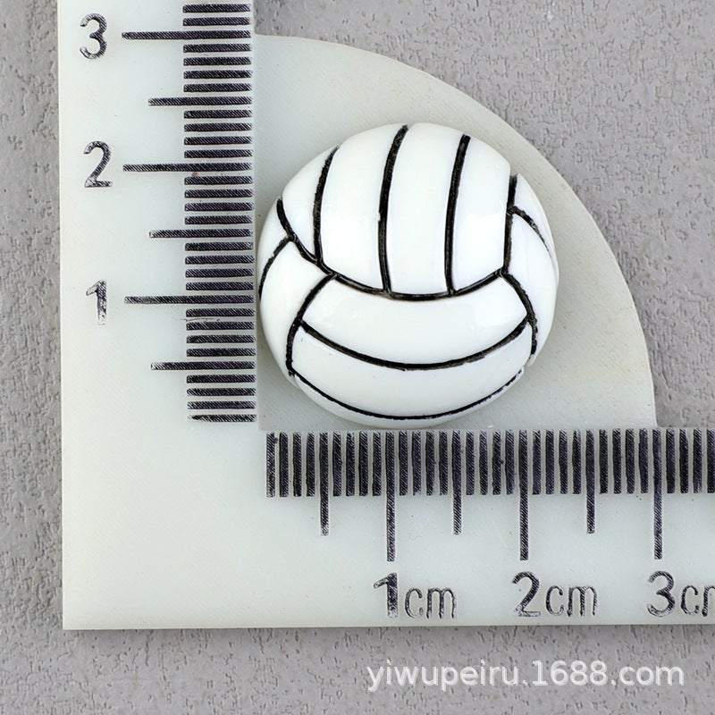 Generic Basketball Soccer Jersey Cap Resin DIY Accessories Volleyball 