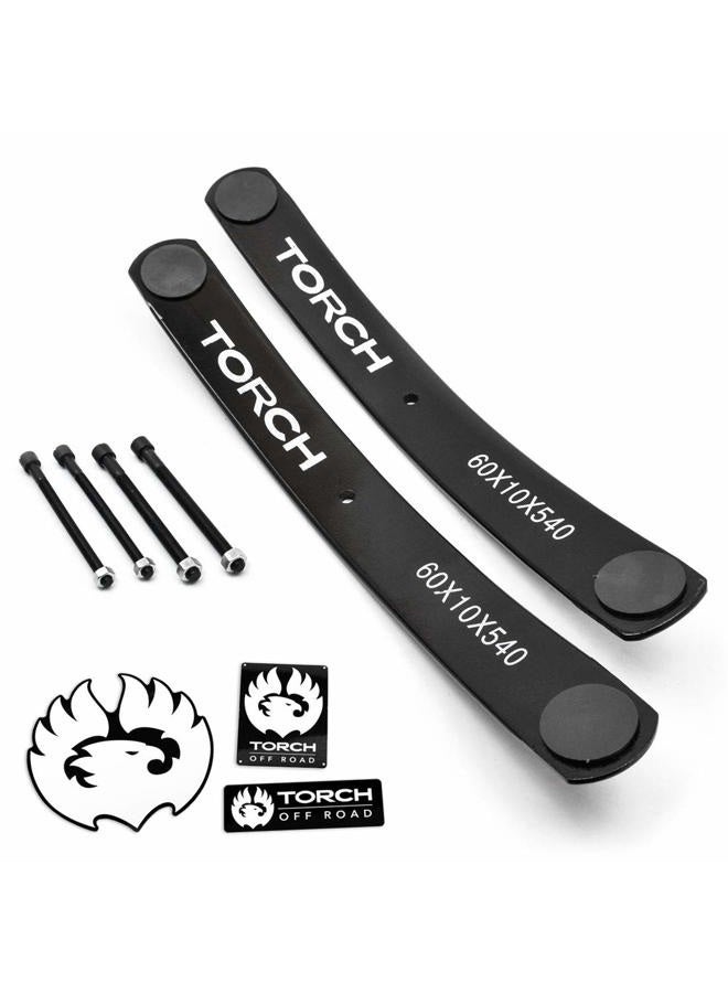 TORCH Off Road TORCH 1.5"-2" Rear Add A Leaf Lift Kit for 1995-2022 Toyota Tacoma 2WD 4WD TRD SR5 - Image 1