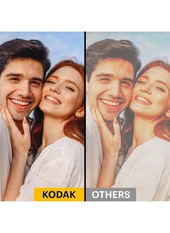 Kodak KODAK 4 - Inch Square Color Instant Photo Printer Paper (2 Packs of 60 Sheets Each, 120 Sheets Total) with Integrated Ribbon, Specifically Designed for Kodak Mini Shot 4 Era Printers for Exceptional One - Step Printing  - Image 5