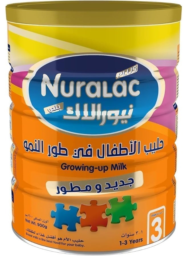 Nuralac Plus Stage 3 Baby Milk Powder, 900 g