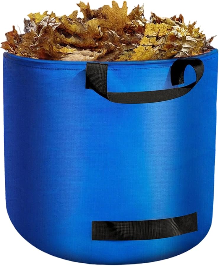Large Yard Trash Bags 45x45x38cm With Handles For Lawn Leaf Debris Garden Cleaning - Image 1