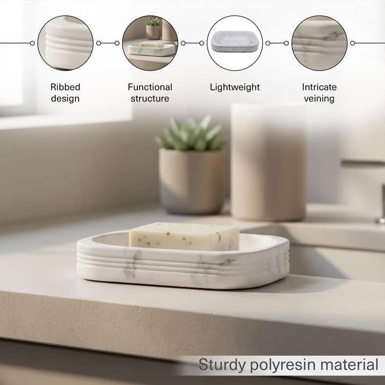 Pan Home Bia Soap Dish - White - Image 5