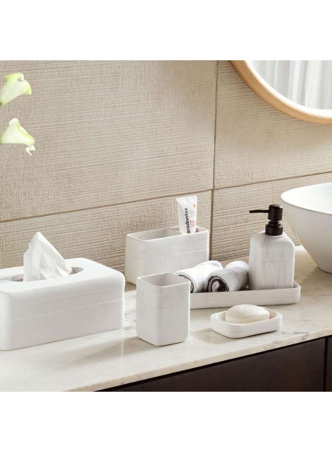 Pan Home صحن صابون بيا - أبيض - Image 3