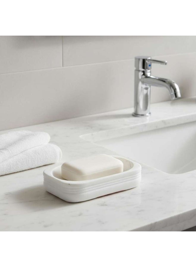 Pan Home صحن صابون بيا - أبيض - Image 1