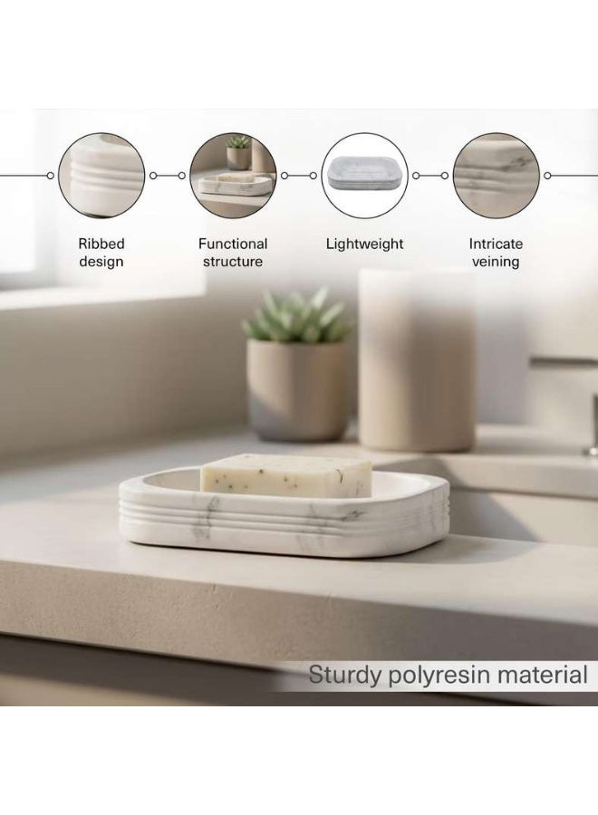 Pan Home صحن صابون بيا - أبيض - Image 5