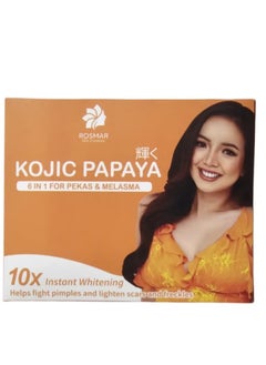 Kojic Papaya 6-In-1 Pekas & Melasma Remover Set Orange Pouch