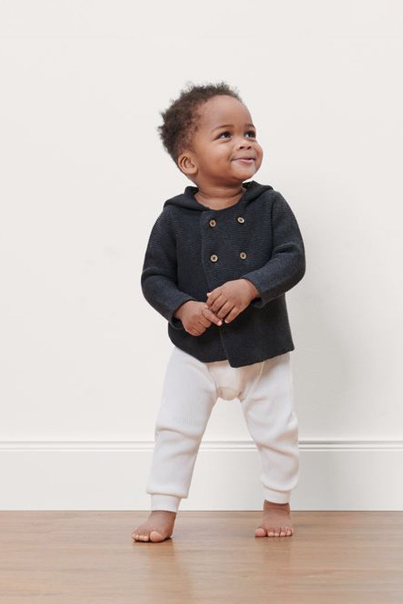 Tchibo سترة محبوكة للأطفال الصغار، رمادي - Image 1