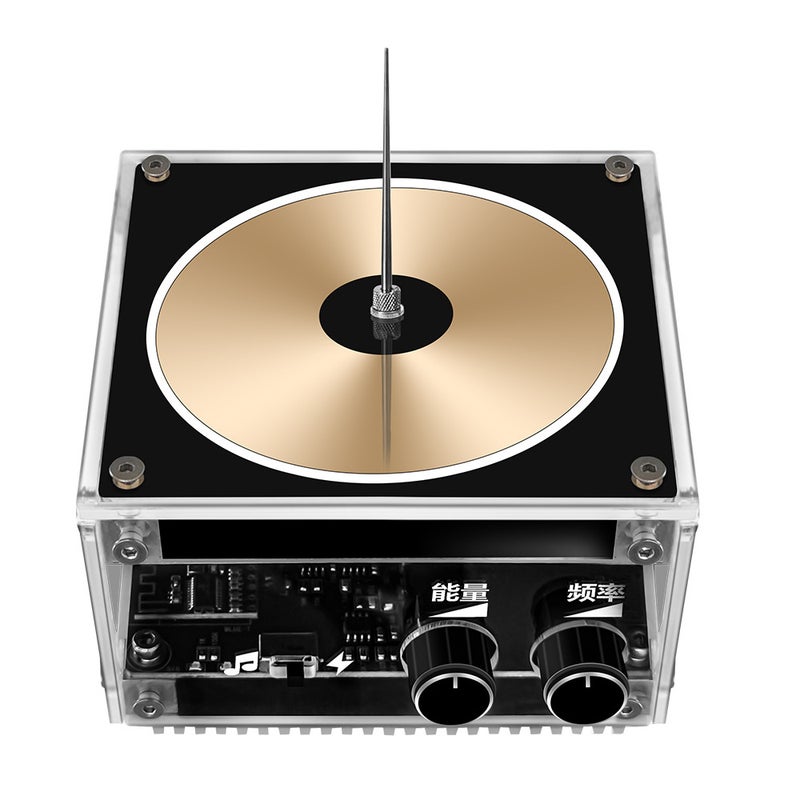 Music Module Coil Artificial Electricity Maker Scientific Experiment Tool Music Playback Tangible Arc Lighting Effect (UK Plug) - Image 1