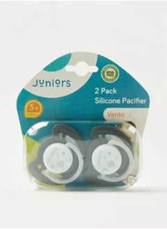 2-Piece Space Print Silicone Soother Set 3M +