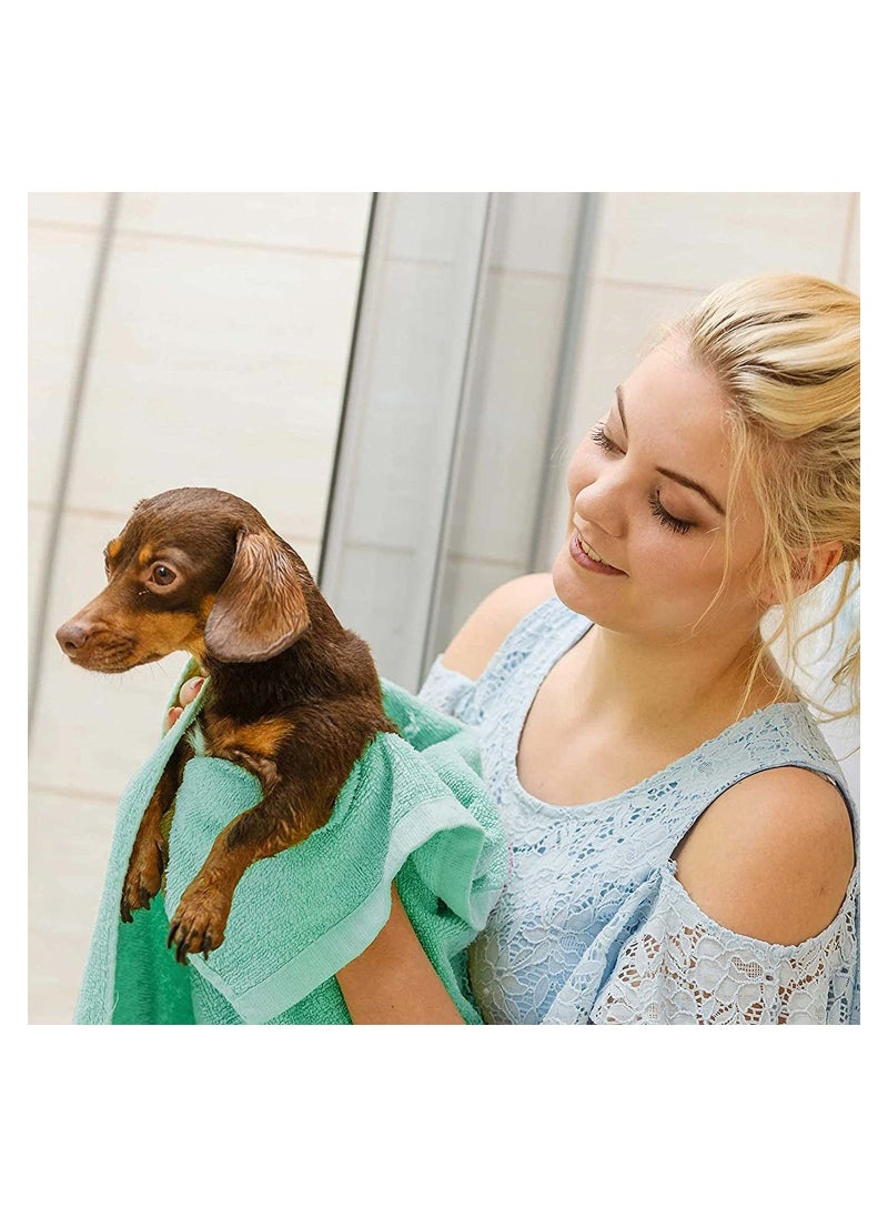 3Pcs Microfiber Dog Towel Large Pet Bath Towels Bathing Supplies Beach Accessories Quick Fast Drying Super Absorbent Lightweight Cat and Puppy Shower Essentials for Muddy Paw  - Image 2