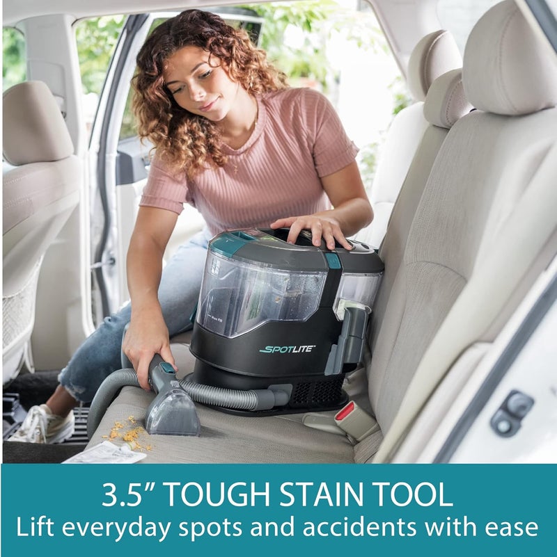 Kenmore KW2001 SpotLite Portable Carpet Spot Cleaner  Pet Stain Remover 17Kpa Powerful Suction with Versatile Tools for Upholstery Couches Car and Auto Detailer Gray - Image 4