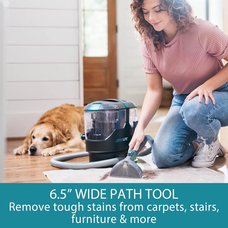 Kenmore KW2001 SpotLite Portable Carpet Spot Cleaner  Pet Stain Remover 17Kpa Powerful Suction with Versatile Tools for Upholstery Couches Car and Auto Detailer Gray - Image 3