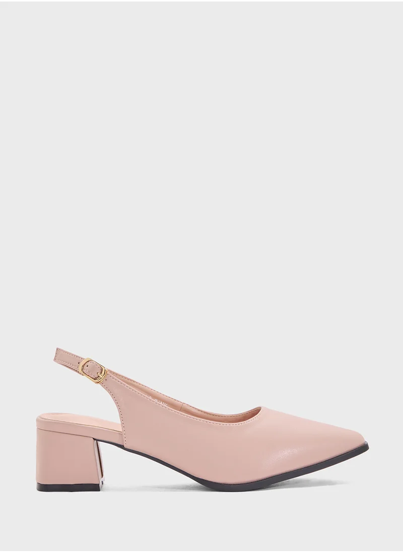 إس دي. فيلانو Mid Heeled Pointed Pump