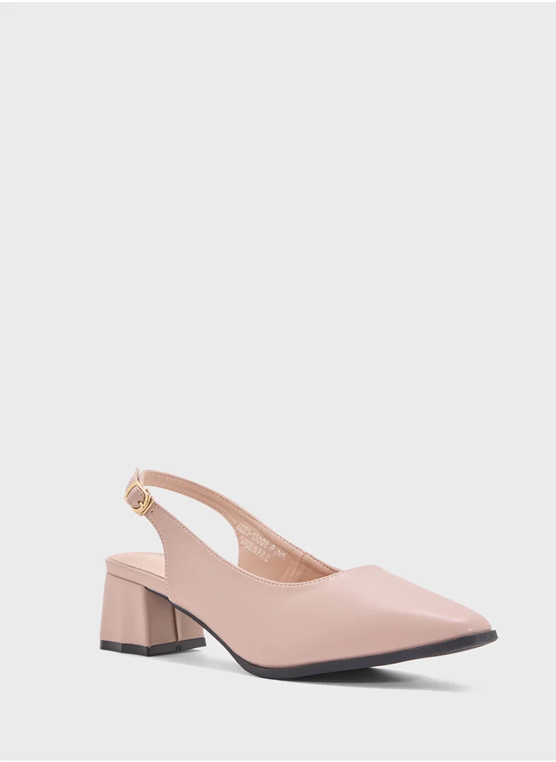 إس دي. فيلانو Mid Heeled Pointed Pump