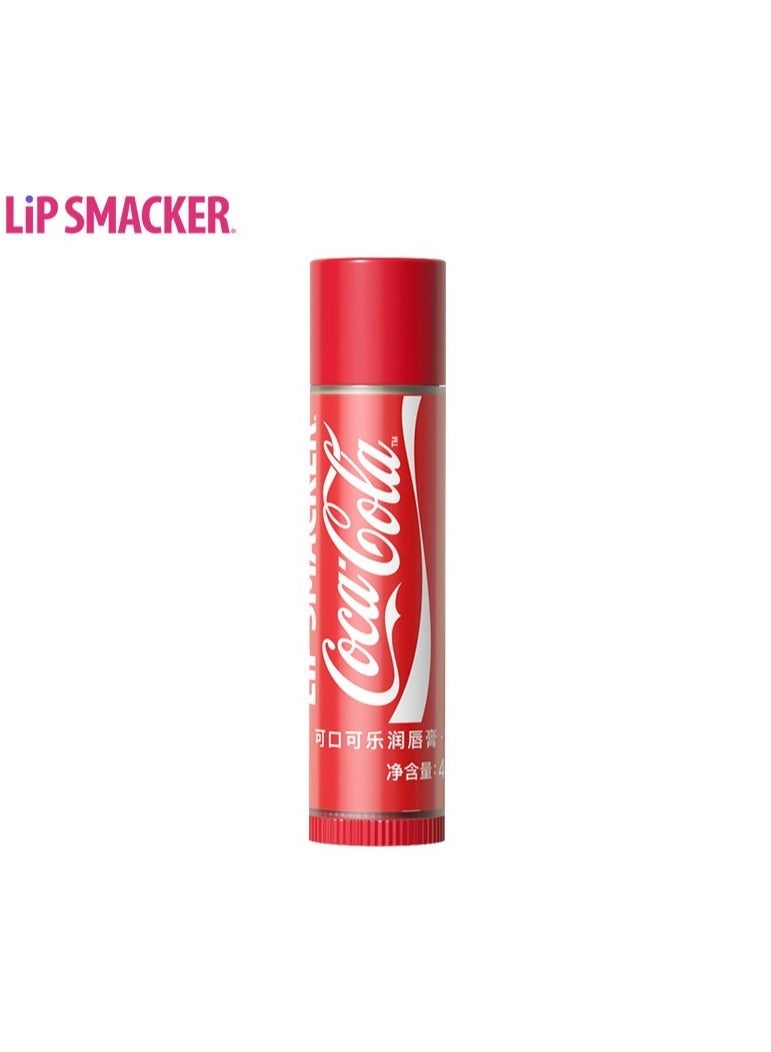 lip smacker diss co-branded classic cola flavor (round tube) lip balm cartoon lip moisturizing