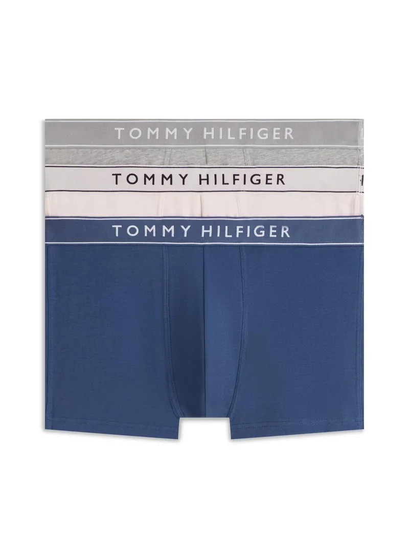 TOMMY HILFIGER 3-Pack Essential Logo Waistband Trunks
