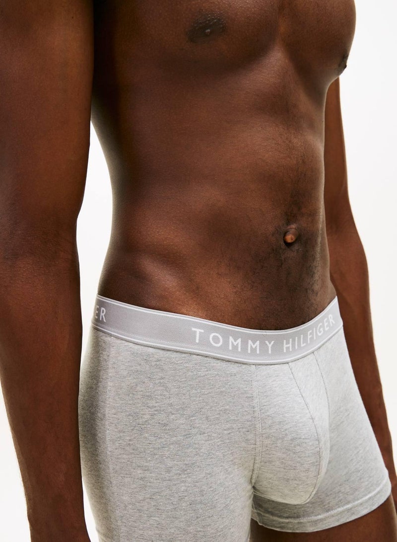 TOMMY HILFIGER 3-Pack Essential Logo Waistband Trunks - Image 4