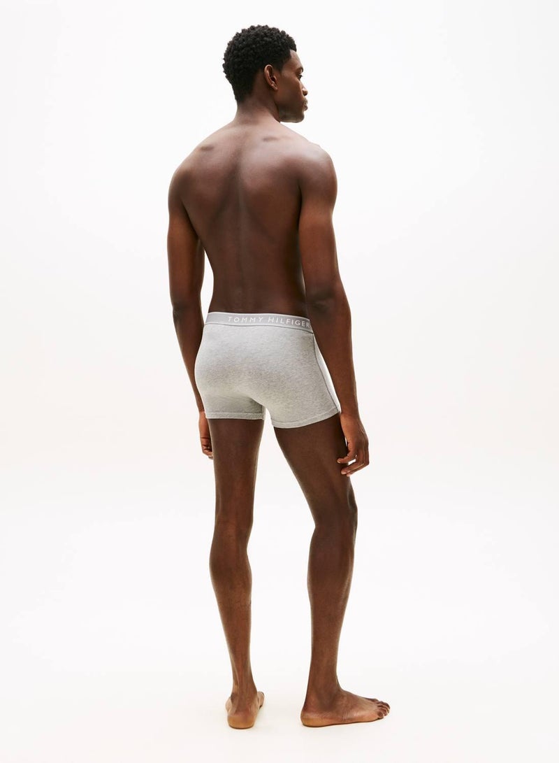 TOMMY HILFIGER 3-Pack Essential Logo Waistband Trunks - Image 5