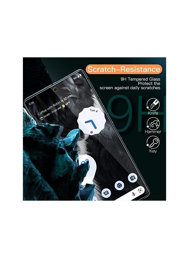 Jetech Screen Protector for Google Pixel 7, Tempered Glass Film with Easy Installation Tool, Fingerprint Compatible, HD Clear, 3-Pack - Image 5